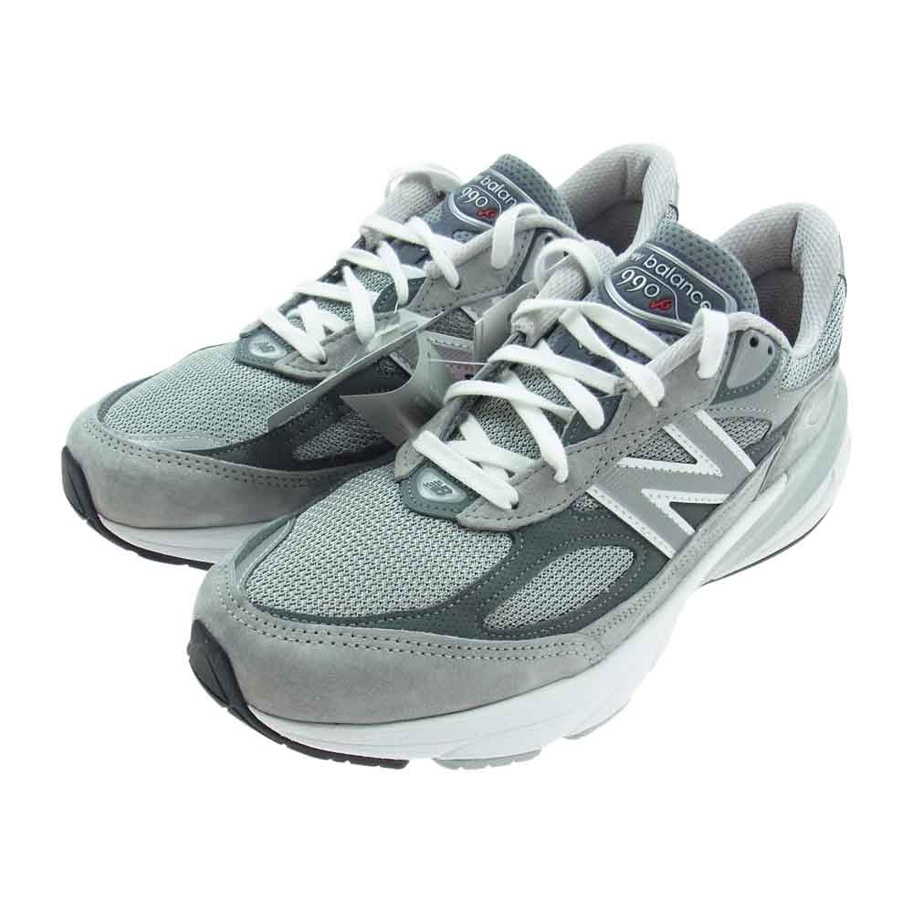 NEW BALANCE ニューバランス M990GL6 990V6 GRAY グレー スニーカー ランニングシューズ グレー系 27.5cm【新古品】【未使用】【中古】