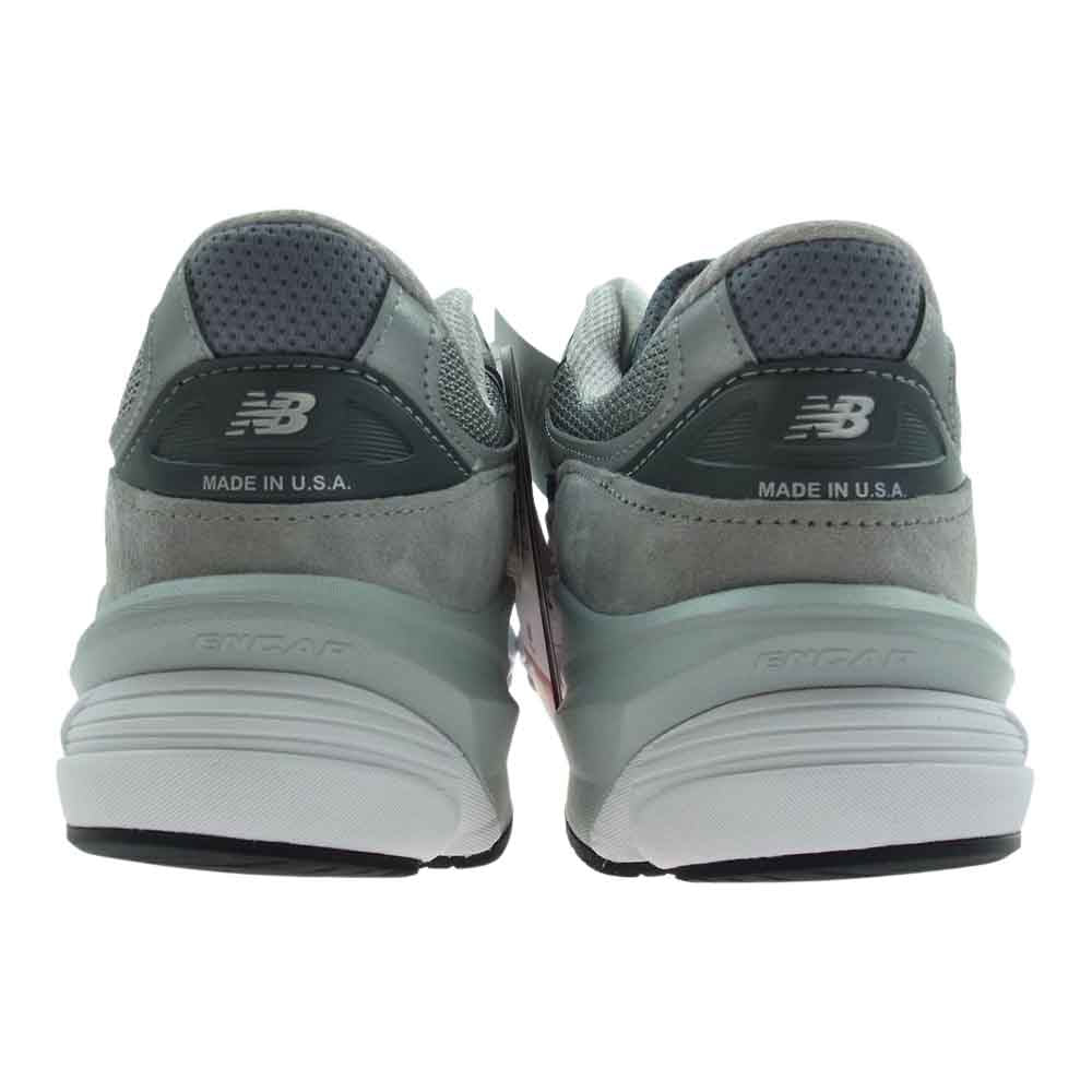 NEW BALANCE ニューバランス M990GL6 990V6 GRAY グレー スニーカー ランニングシューズ グレー系 27.5cm【新古品】【未使用】【中古】