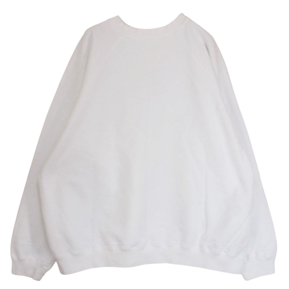 MAISON MARGIELA メゾンマルジェラ 20SS S51GU0092 ALL THE RAGE 四つタグ 1ライン オーバーサイズ スウェット トレーナー ホワイト系 M【美品】【中古】