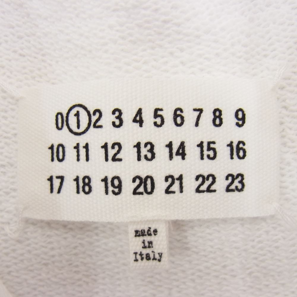 MAISON MARGIELA メゾンマルジェラ 20SS S51GU0092 ALL THE RAGE 四つタグ 1ライン オーバーサイズ スウェット トレーナー ホワイト系 M【美品】【中古】