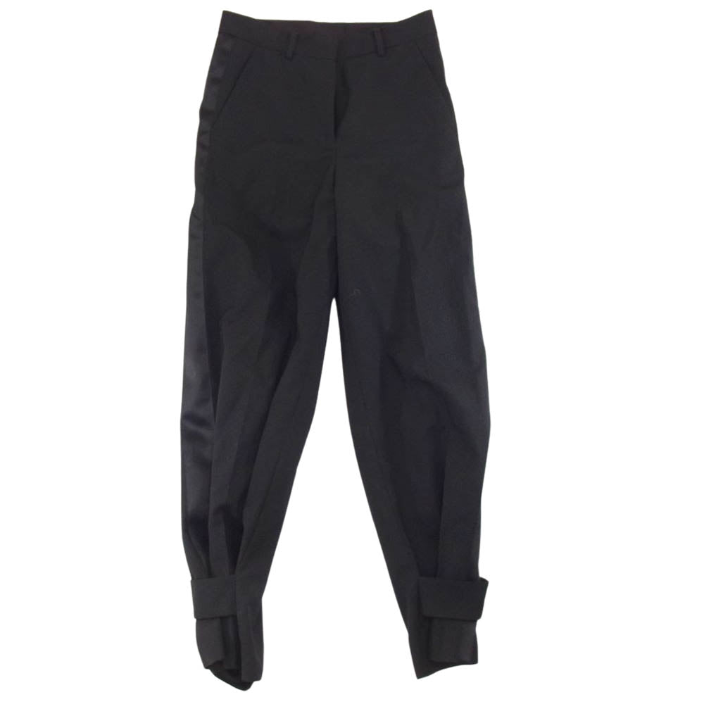 Sacai サカイ 22SS 22-05905 Suiting Pants サイドライン スーチング ワイド スラックス パンツ ブラック系 1【美品】【中古】