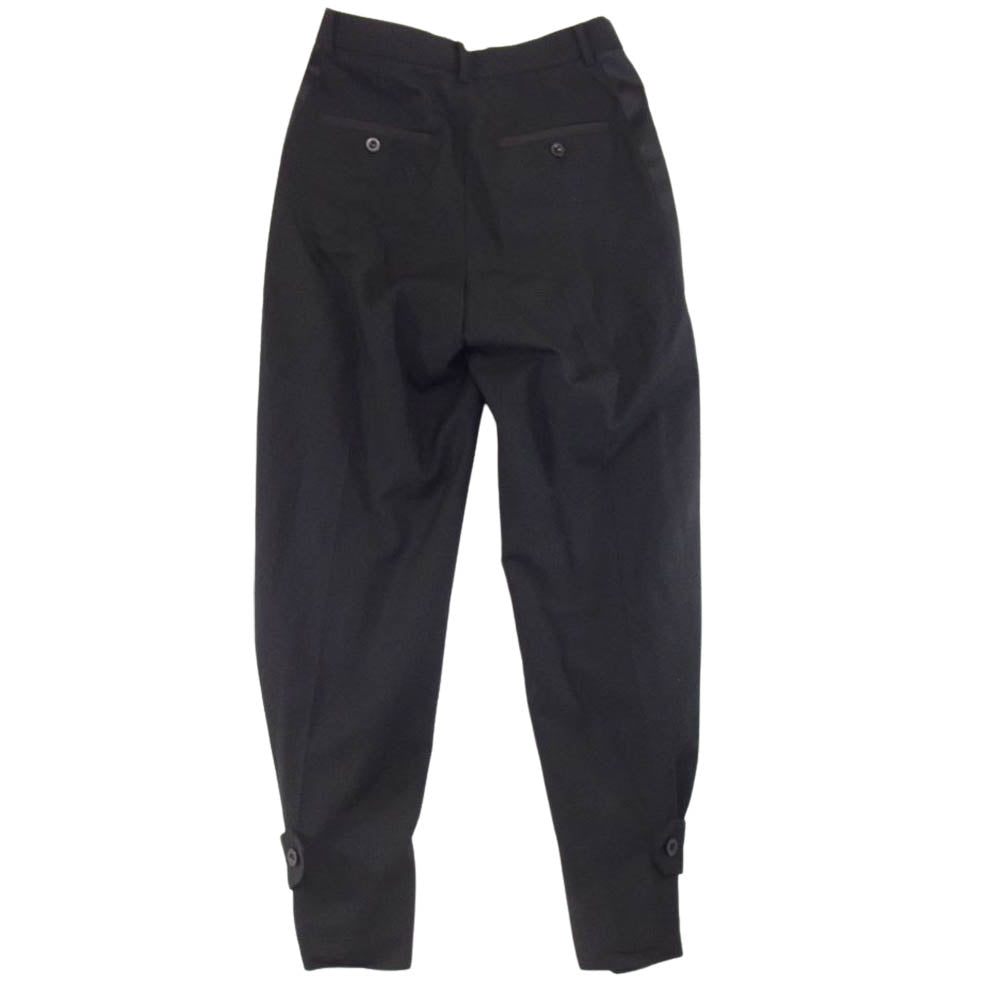 Sacai サカイ 22SS 22-05905 Suiting Pants サイドライン スーチング ワイド スラックス パンツ ブラック系 1【美品】【中古】