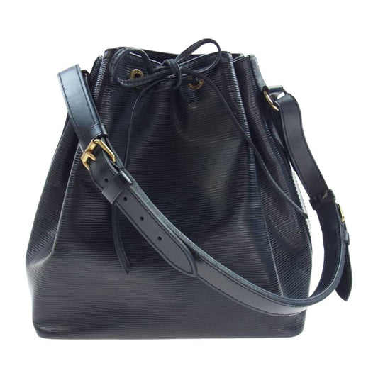 LOUIS VUITTON ルイ・ヴィトン M59012 エピ プチ ノエ 巾着 ショルダーバッグ ブラック系【中古】