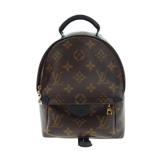 LOUIS VUITTON ルイ・ヴィトン M44873 モノグラム パームスプリングス バックパック MINI リュック ブラウン系【中古】