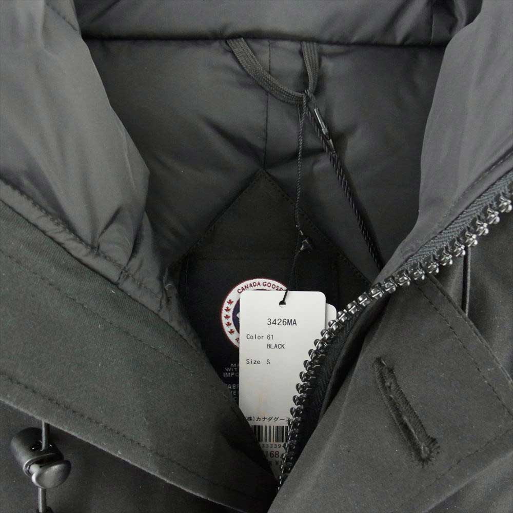 CANADA GOOSE カナダグース 22AW 3246MA 国内正規 サザビーリーグ ジャパン紙タグ Chateau Parka Fusion Fit Heritage シャトーパーカ ダウン ジャケット ブラック系 S【新古品】【未使用】【中古】