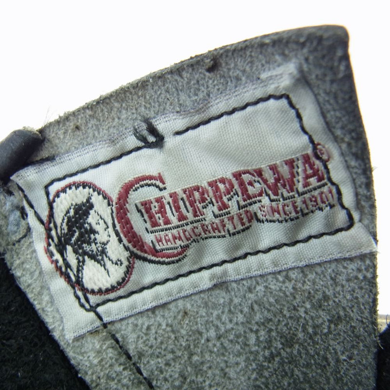 Chippewa チペワ SHORT ENGINEER BOOTS ショート エンジニア ブーツ ブラック系 表記なし【中古】