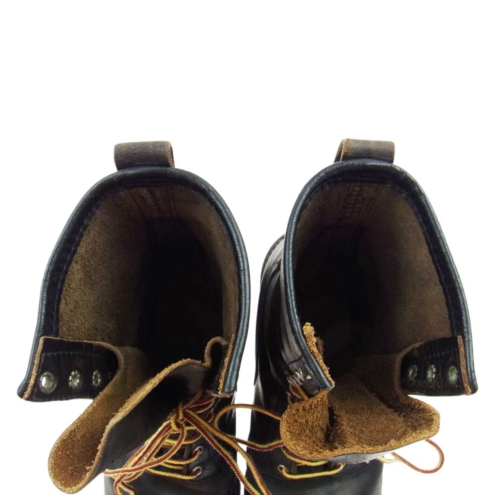 RED WING レッドウィング 2218 茶芯 PT91 プリント羽タグ Logger ロガー ブーツ ダークブラウン系 US9D【中古】