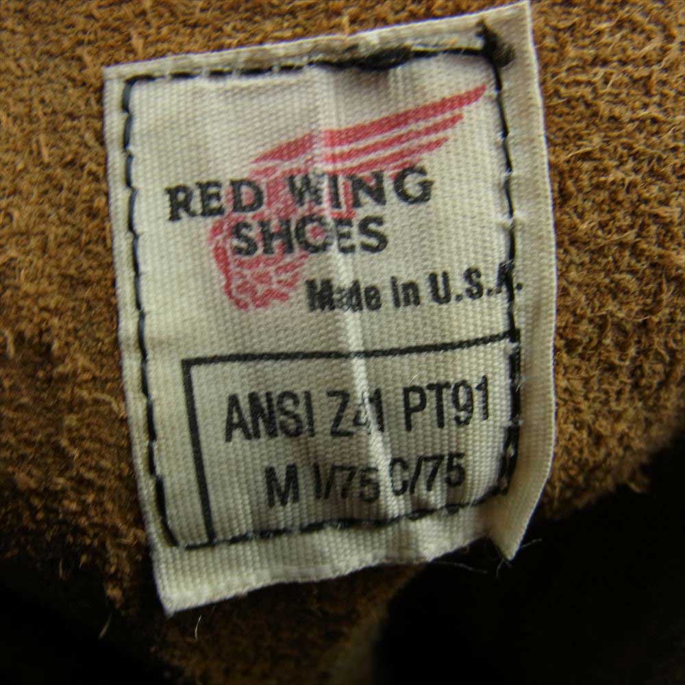 RED WING レッドウィング 2218 茶芯 PT91 プリント羽タグ Logger ロガー ブーツ ダークブラウン系 US9D【中古】