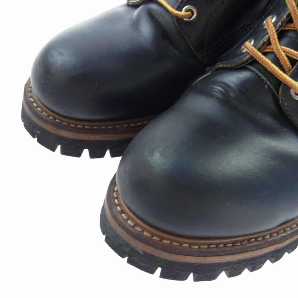 RED WING レッドウィング 2218 PT91 プリント羽タグ Logger ロガー ブーツ ブラック系 US8.5D【中古】