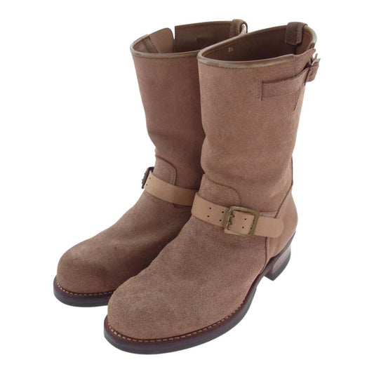 MADE IN GM JAPAN メイドインジーエムジャパン shantii コンビリミテッド エンジニア ブーツ ライトブラウン系 8.5【中古】