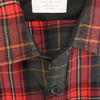 FEAR OF GOD フィアオブゴッド SECOND COLLECTION 2013-2014 2ndコレクション サイドジップ チェック 長袖 シャツ レッド系 サイズ表記無【中古】