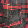 FEAR OF GOD フィアオブゴッド SECOND COLLECTION 2013-2014 2ndコレクション サイドジップ チェック 長袖 シャツ レッド系 サイズ表記無【中古】