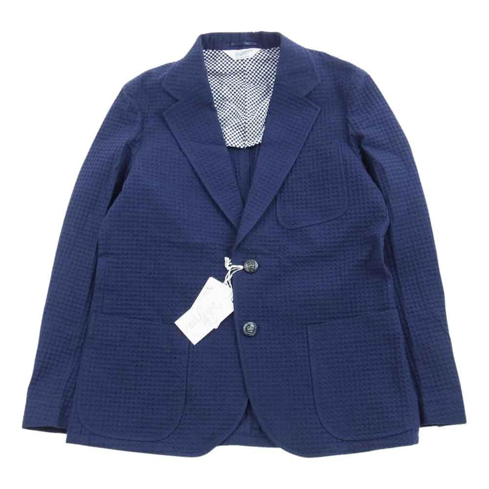 TENDERLOIN テンダーロイン 14SS The Stylist Japan ザイスタイリストジャパン 3P set up ワッフル 2B テーラードジャケット 3ピース セットアップ パープル系 M【中古】