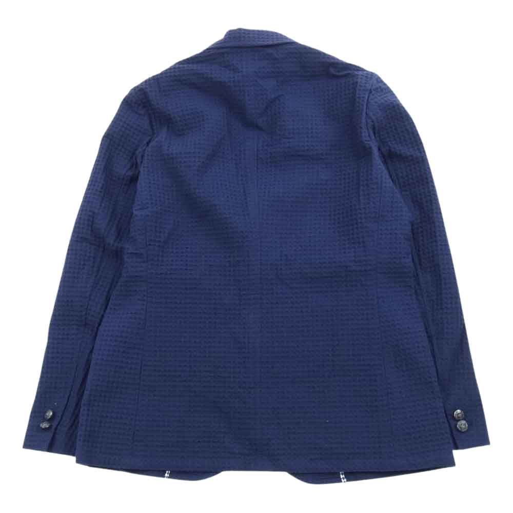 TENDERLOIN テンダーロイン 14SS The Stylist Japan ザイスタイリストジャパン 3P set up ワッフル 2B テーラードジャケット 3ピース セットアップ パープル系 M【中古】