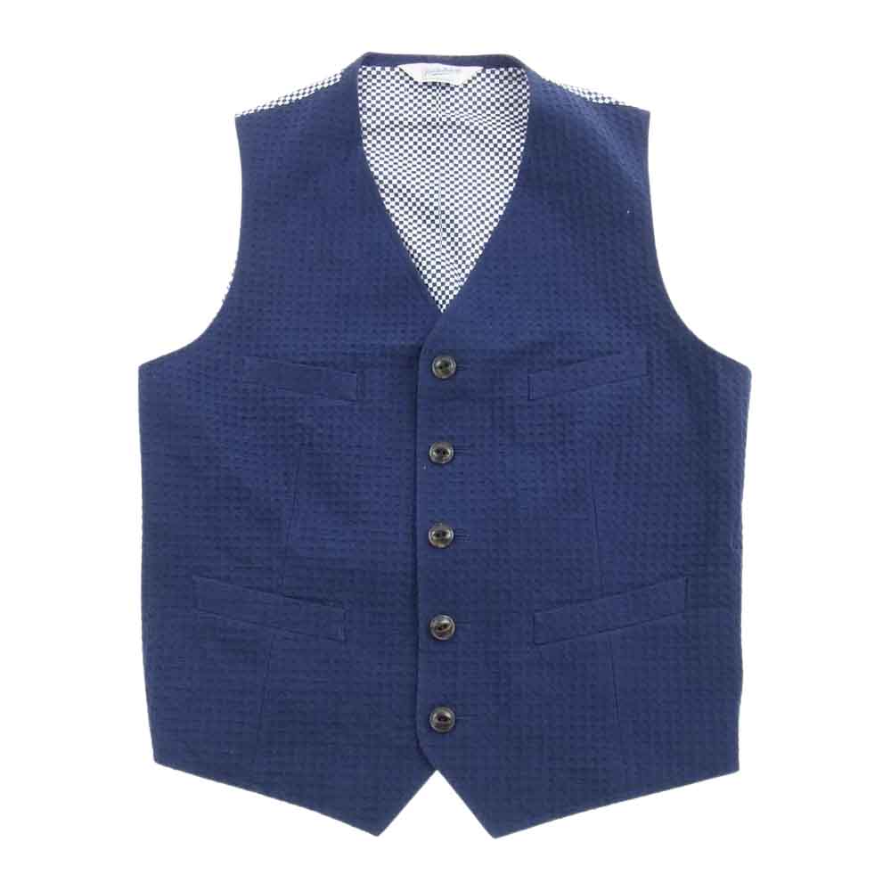 TENDERLOIN テンダーロイン 14SS The Stylist Japan ザイスタイリストジャパン 3P set up ワッフル 2B テーラードジャケット 3ピース セットアップ パープル系 M【中古】