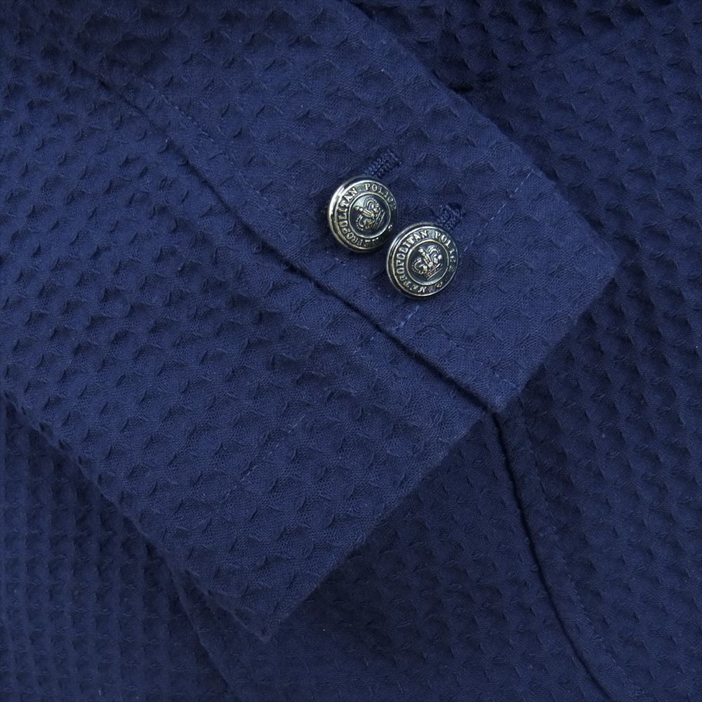 TENDERLOIN テンダーロイン 14SS The Stylist Japan ザイスタイリストジャパン 3P set up ワッフル 2B テーラードジャケット 3ピース セットアップ パープル系 M【中古】