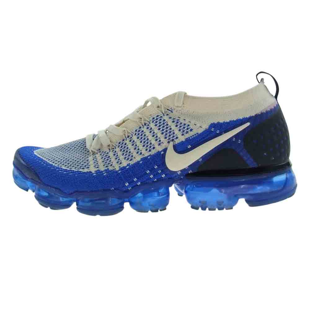 NIKE ナイキ 942842-204 AIR VAPORMAX FLYKNIT 2 エアヴェイパーマックス フライニット ローカット スニーカー ブルー系 27.5cm【中古】