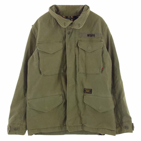 WTAPS ダブルタップス 11AW 112GWDT-JKM04S GIP-STORE 限定 M-65 クロスボーン タイガーライナー フィールド ジャケット カーキ系 3【中古】