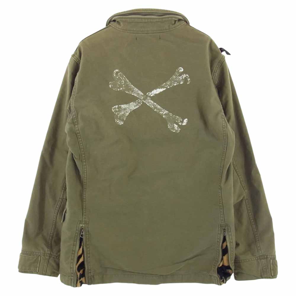 WTAPS ダブルタップス 11AW 112GWDT-JKM04S GIP-STORE 限定 M-65 クロスボーン タイガーライナー フィールド ジャケット カーキ系 3【中古】