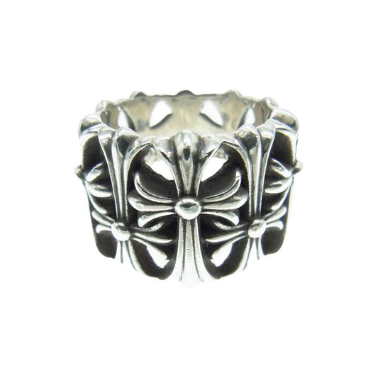 CHROME HEARTS クロムハーツ（原本無） CEMETERY RING セメタリー クロス リング シルバー系 約25号【中古】