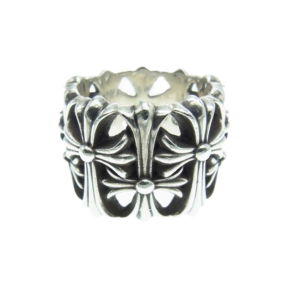 CHROME HEARTS クロムハーツ（原本無） CEMETERY RING セメタリー クロス リング シルバー系 約25号【中古】
