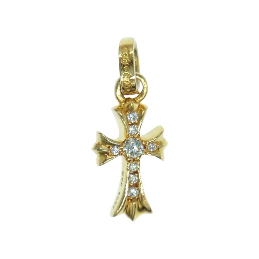 CHROME HEARTS クロムハーツ（原本有） CHRM BBYFAT P/DMND 22K ベイビー ファット チャーム パヴェ ダイヤ ペンダントトップ ゴールド系【中古】