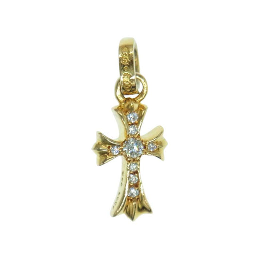 CHROME HEARTS クロムハーツ（原本有） CHRM BBYFAT P/DMND 22K ベイビー ファット チャーム パヴェ ダイヤ ペンダントトップ ゴールド系【中古】