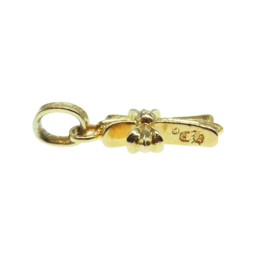 CHROME HEARTS クロムハーツ（原本有） CHRM BBYFAT P/DMND 22K ベイビー ファット チャーム パヴェ ダイヤ ペンダントトップ ゴールド系【中古】