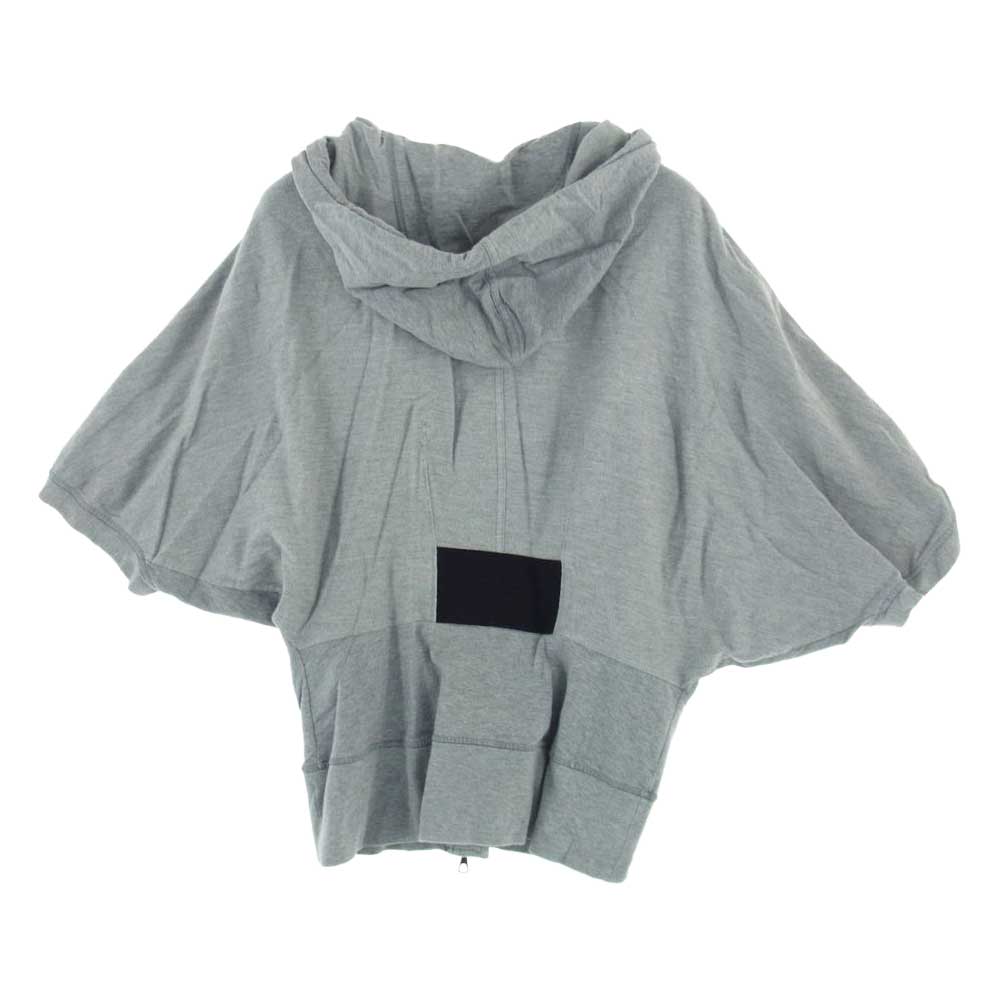 Alexander McQueen アレキサンダーマックイーン 変形 ドルマンスリーブ ジップ パーカー グレー系 S【中古】