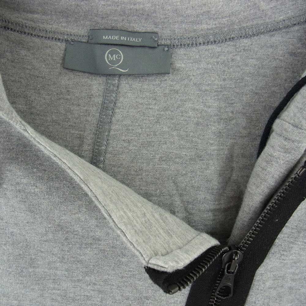 Alexander McQueen アレキサンダーマックイーン 変形 ドルマンスリーブ ジップ パーカー グレー系 S【中古】