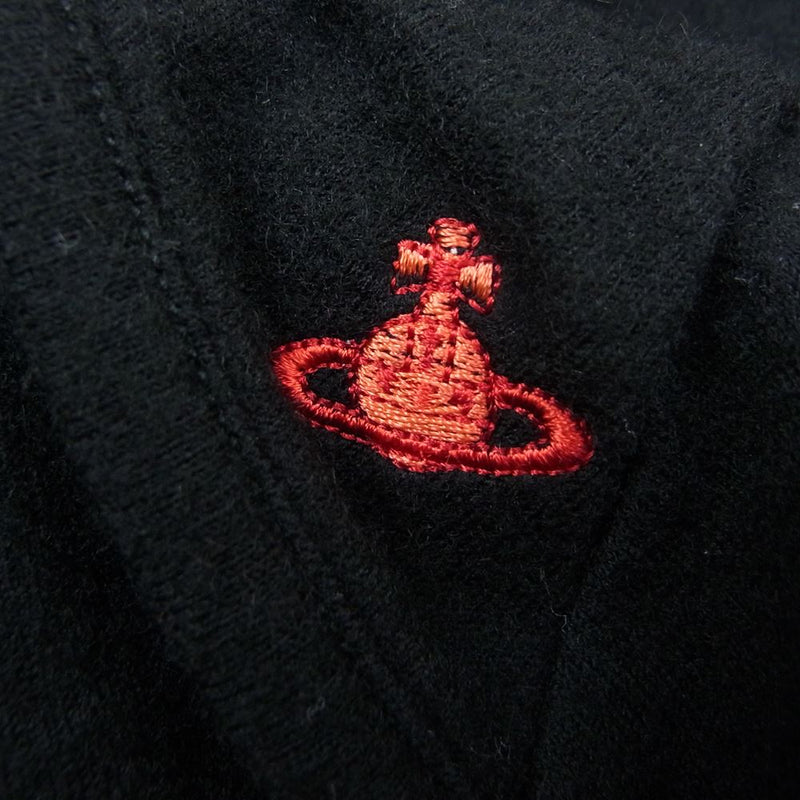 Vivienne Westwood ヴィヴィアンウエストウッド RED LABEL レッドレーベル オーブ ORB 刺繍 カットソー ブラック系  2【中古】