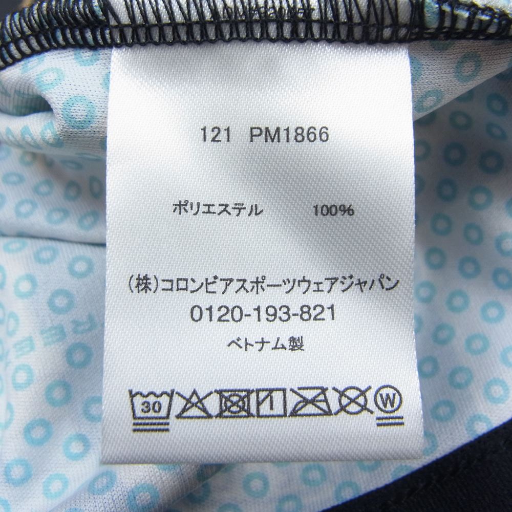 Columbia コロンビア PM1866-010 ポーラーパイオニア フルジップ 総柄 フーディ パーカー ブラック系 L【美品】【中古】