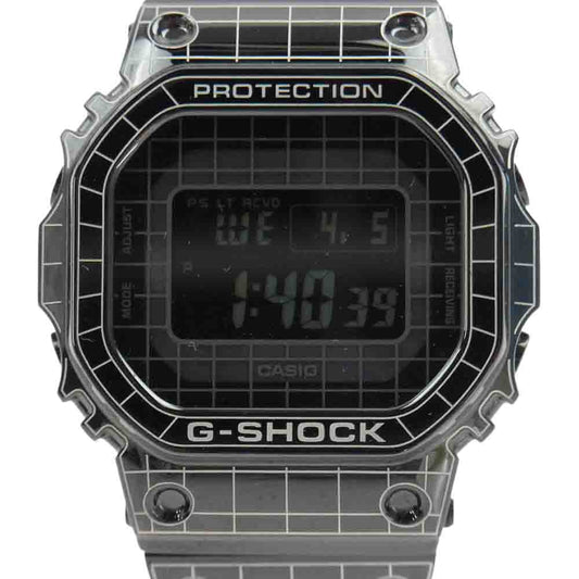 CASIO G-SHOCK カシオ ジーショック GMW-B5000CS-1JR TIME TUNNEL フルメタル スクエア グリッドトンネル  ブラック系【極上美品】【中古】