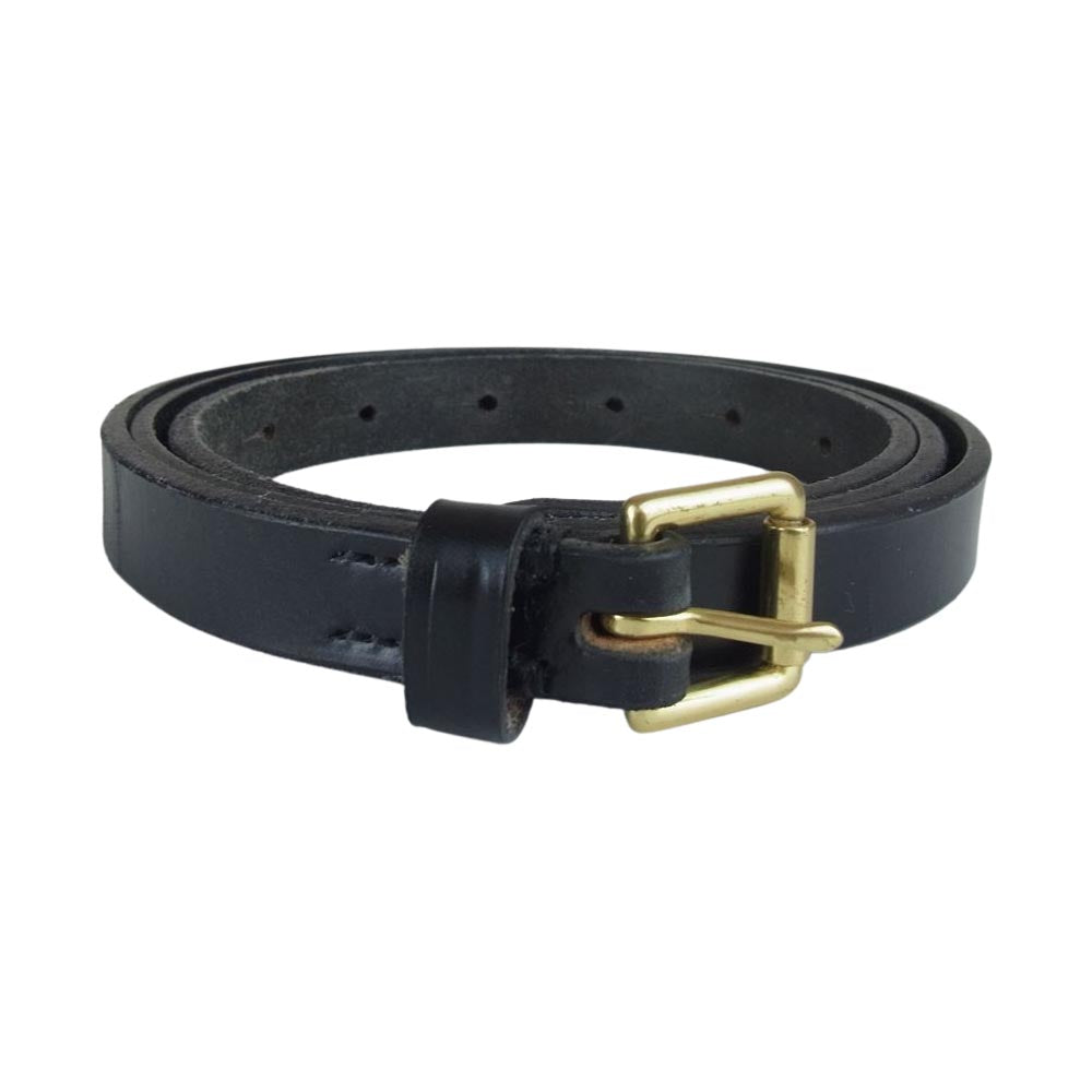 ジャベツクリフ レザー ベルト ブラック系【中古】
