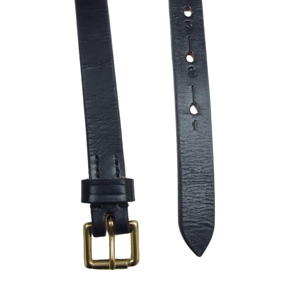 ジャベツクリフ レザー ベルト ブラック系【中古】