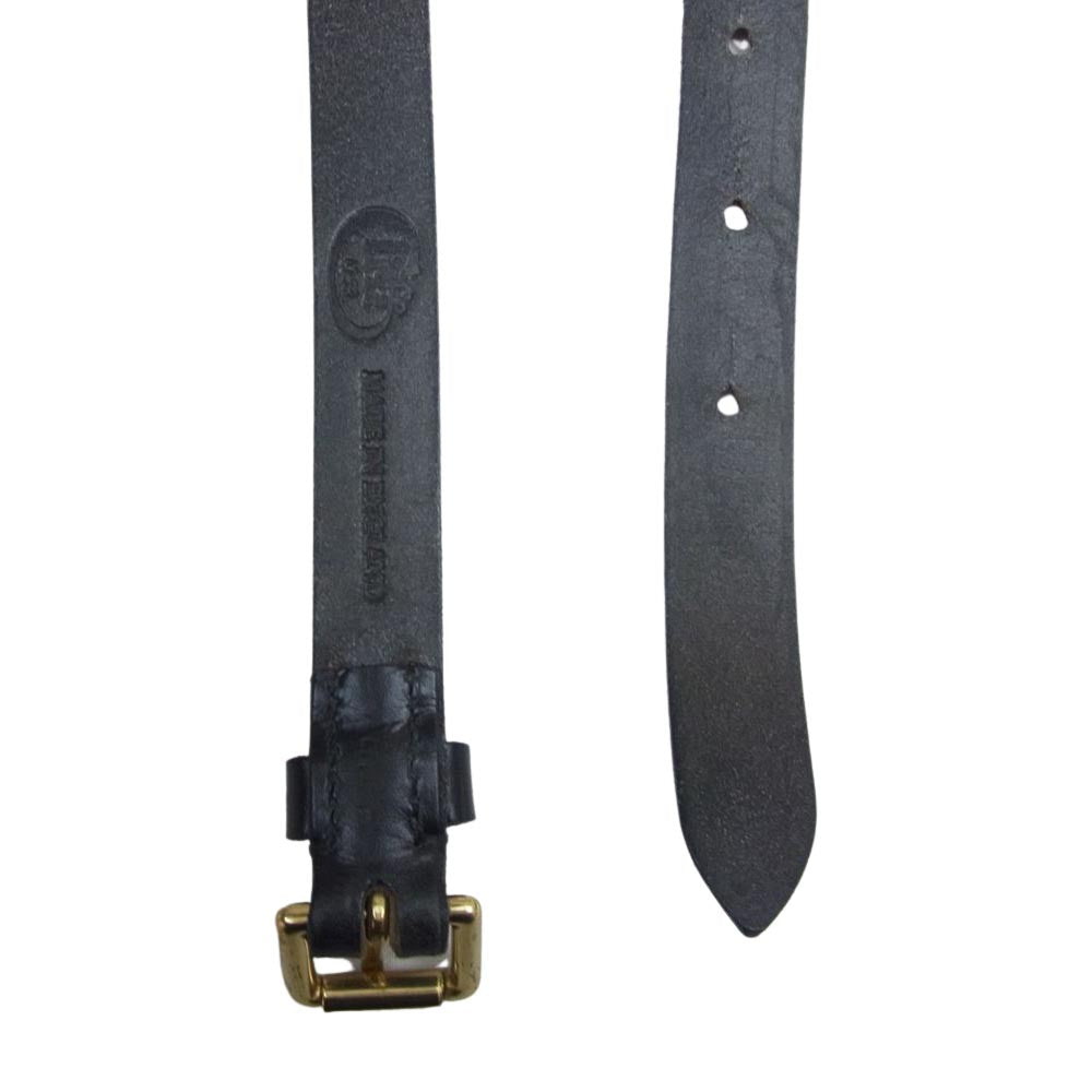 ジャベツクリフ レザー ベルト ブラック系【中古】
