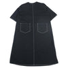 MAISON MARGIELA メゾンマルジェラ S52CT0294 S48447 MM6 エムエムシックス 18SS OVERSIZE DRESS WITH POCKETS オーバーサイズ ドレス ステッチ ポケット サイドスリット ワンピース ブラック系 36【中古】
