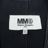 MAISON MARGIELA メゾンマルジェラ S52CT0294 S48447 MM6 エムエムシックス 18SS OVERSIZE DRESS WITH POCKETS オーバーサイズ ドレス ステッチ ポケット サイドスリット ワンピース ブラック系 36【中古】