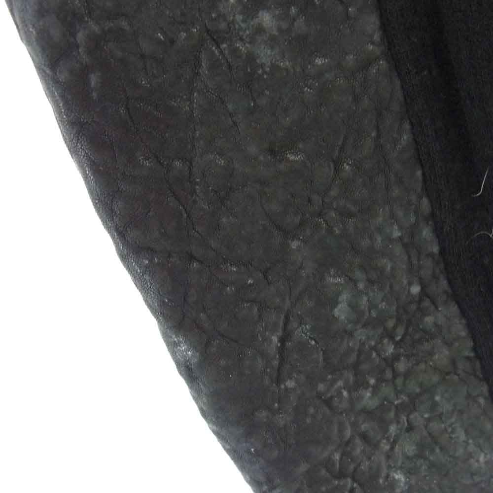 HELMUT LANG ヘルムートラング 16-0304232  国内正規品 タグ 袖レザー切替 ライダースジャケット カーキ系 M【中古】