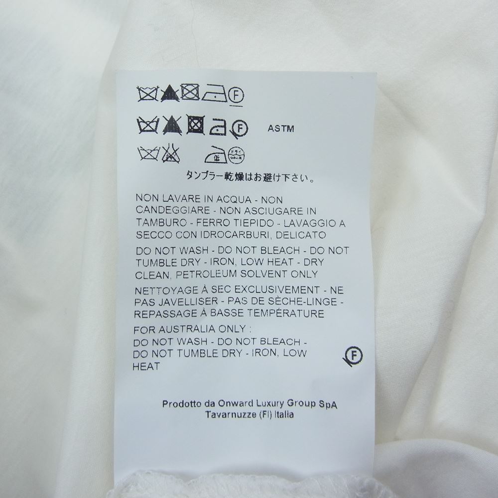 JIL SANDER ジルサンダー 19SS JSUO705060 MO247608A ロゴプリント オーバーサイズ クルーネック 半袖 Tシャツ ホワイト系 L【中古】