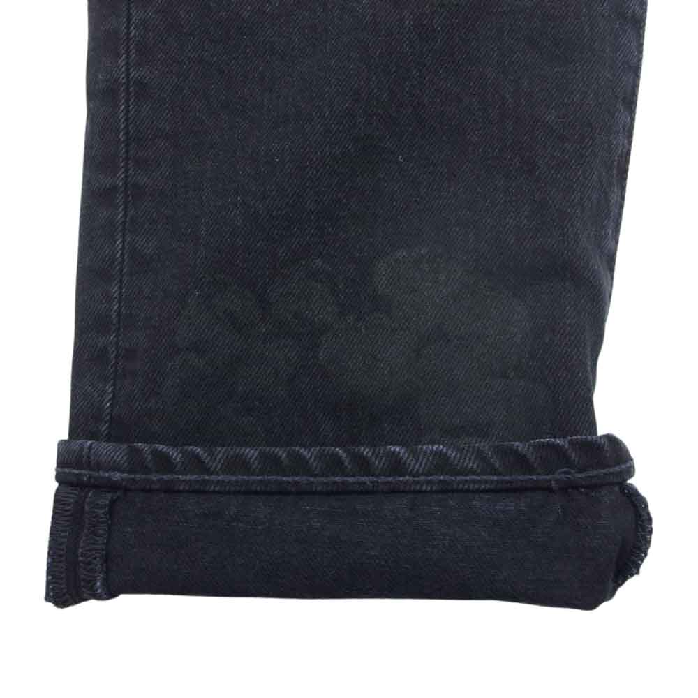 デニムティアーズ 22SS PO-4100521548 LEVIS リーバイス COTTON WREATH JEAN プリント デニム パンツ ブラック系 33【中古】
