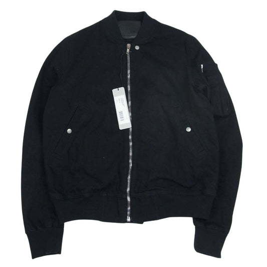 Rick Owens リックオウエンス 21AW DL02A3793 DRKSHDW ダークシャドウ FLIGHT BOMBER マルチポケット フライト ボンバージャケット ブルゾン ブラック系 XL【中古】