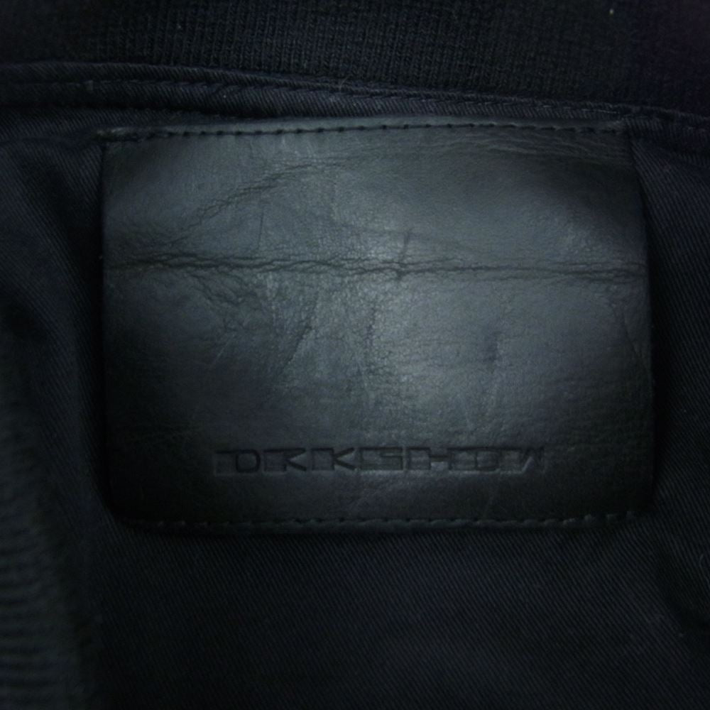 Rick Owens リックオウエンス 21AW DL02A3793 DRKSHDW ダークシャドウ FLIGHT BOMBER マルチポケット フライト ボンバージャケット ブルゾン ブラック系 XL【中古】