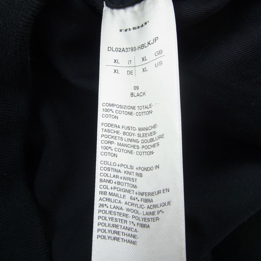 Rick Owens リックオウエンス 21AW DL02A3793 DRKSHDW ダークシャドウ FLIGHT BOMBER マルチポケット フライト ボンバージャケット ブルゾン ブラック系 XL【中古】
