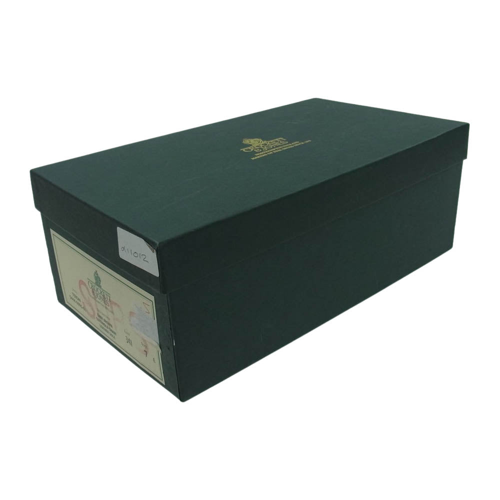 CROCKETT&JONES クロケットアンドジョーンズ 5444-5095-01 TEIGN テイン COTSWOLD GRAIN レザー アンラインド コイン ローファー ダークブラウン系 7E【極上美品】【中古】