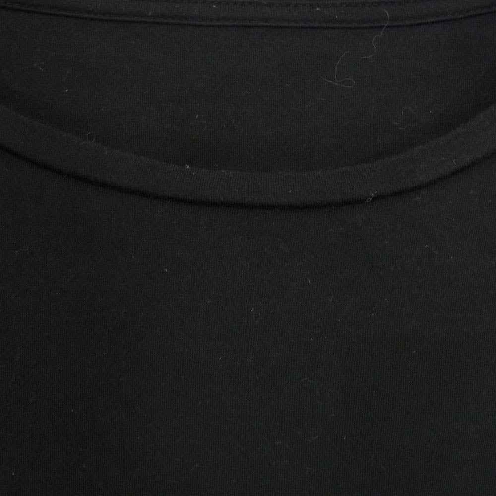 PORTER CLASSIC ポータークラシック 袖タブロゴ クルーネック 半袖 Tシャツ カットソー ブラック系 L【中古】