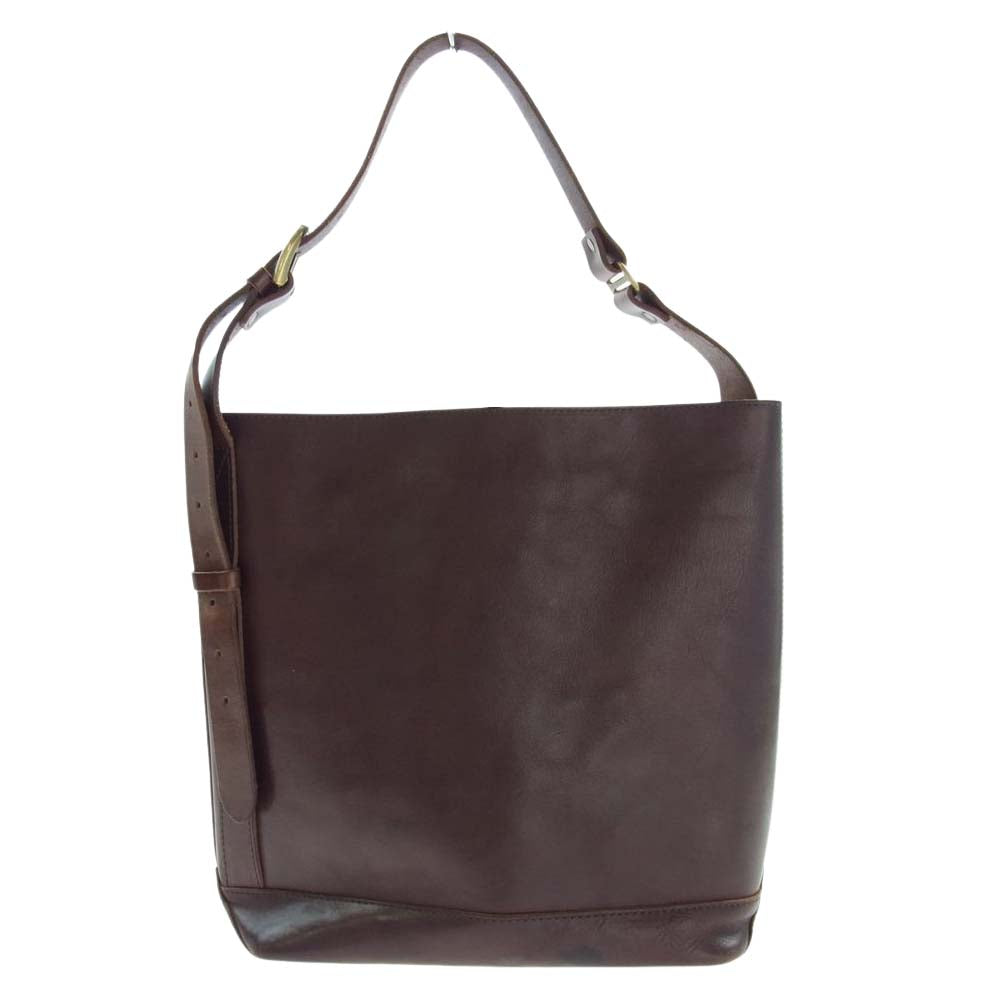 スロウ LEATHER BAG ワンショルダー レザー トートバッグ ブラウン系【中古】