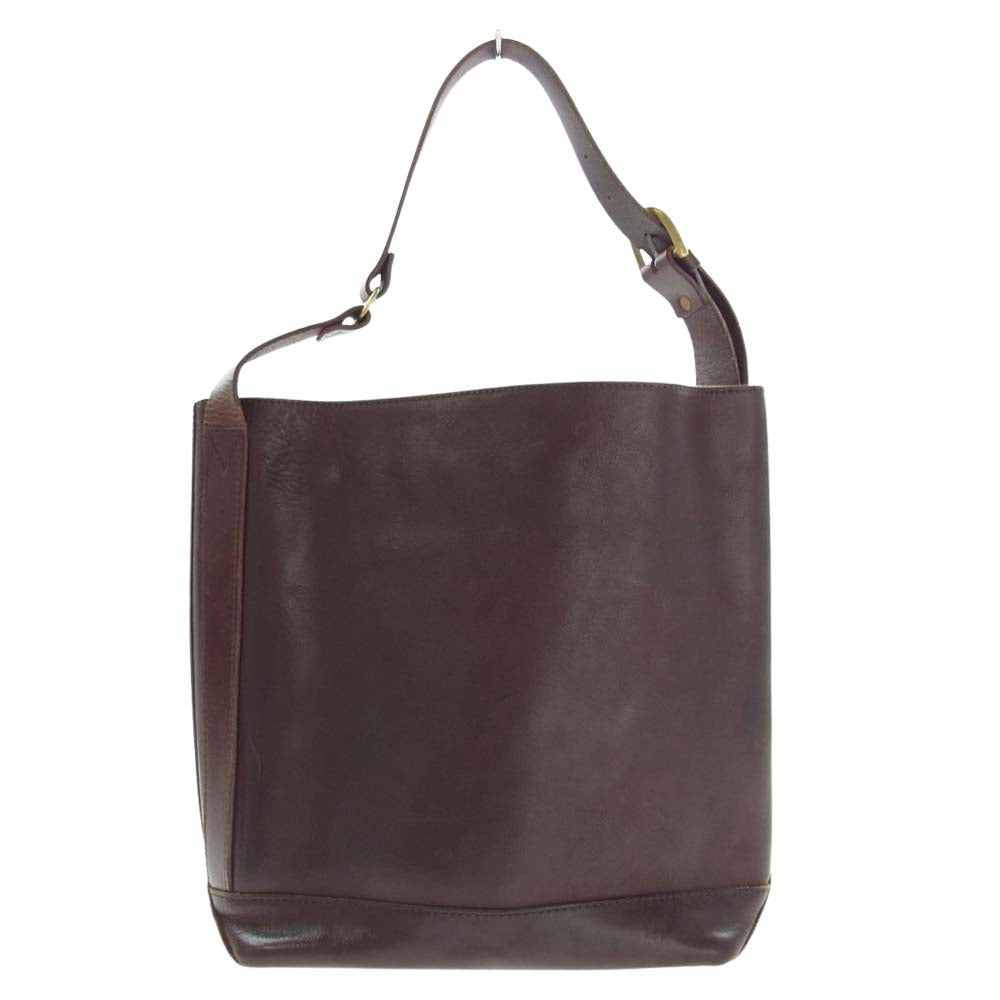 スロウ LEATHER BAG ワンショルダー レザー トートバッグ ブラウン系【中古】
