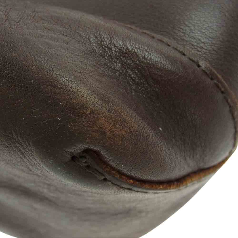 スロウ LEATHER BAG ワンショルダー レザー トートバッグ ブラウン系【中古】