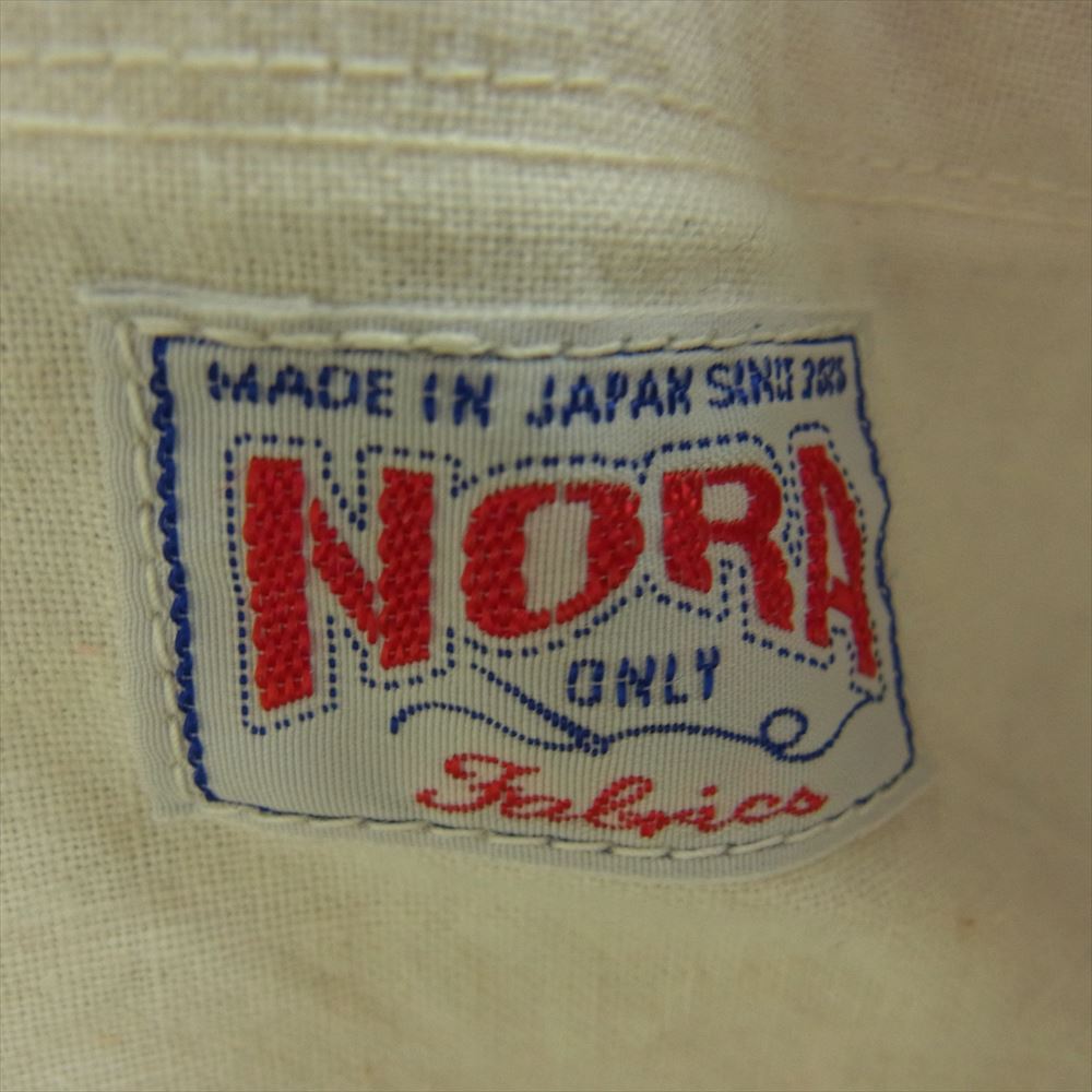 ノラ NEWSPAPER BAG japan old fabric 襤褸 ヴィンテージ 安全ピン ニュースペーパー パッチワーク ショルダーバッグ インディゴブルー系【中古】